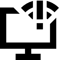 Monitor Error Icon from Sharp Remix Set