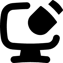 Monitor Lock Icon from Flex Solid Set