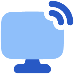 Monitor Icon from Plump Flat Set