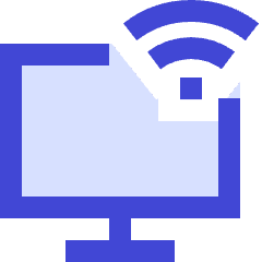 Monitor Wifi Icon from Sharp Duo Set