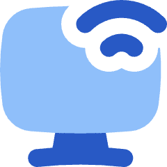 Monitor Wifi Icon from Flex Flat Set