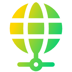 Network Icon from Plump Gradient Set
