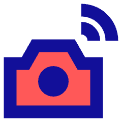 Photo Camera Icon from Sharp Pop Set