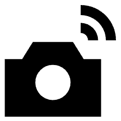 Photo Camera Icon from Sharp Solid Set