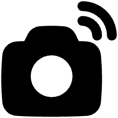 Photo Camera Icon from Plump Solid Set