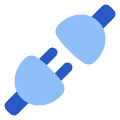 Plugs Icon from Plump Flat Set