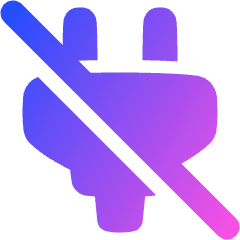 Power Off Icon from Plump Gradient Set