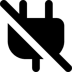 Power Off Icon from Core Solid Set