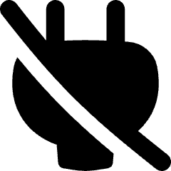 Power Off Icon from Flex Solid Set