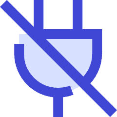 Power Off Icon from Sharp Duo Set