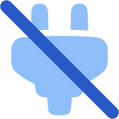 Power Off Icon from Plump Flat Set