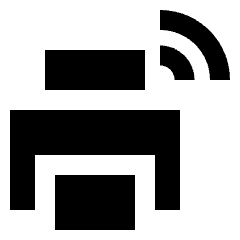 Printer Icon from Sharp Solid Set
