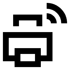 Printer Icon from Sharp Line Set