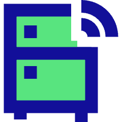 Refrigerator Icon from Sharp Pop Set