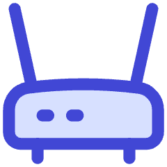 Router Wifi Network Icon from Flex Duo Set