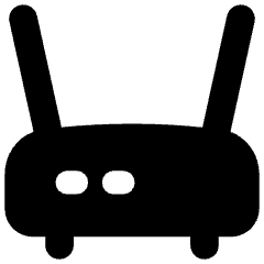 Router Wifi Network Icon from Flex Solid Set