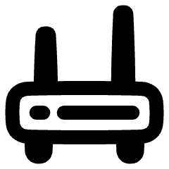 Router Wifi Network Icon from Plump Remix Set