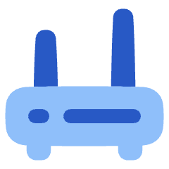 Router Wifi Network Icon from Plump Flat Set