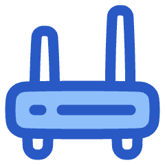 Router Wifi Network Icon from Plump Duo Set