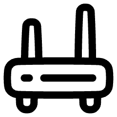 Router Wifi Network Icon from Plump Line Set