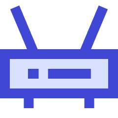 Router Wifi Network Icon from Sharp Duo Set