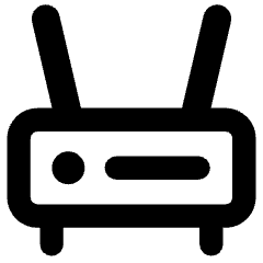 Router Wifi Network Icon from Core Remix Set