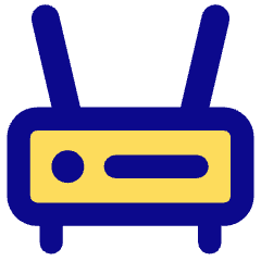 Router Wifi Network Icon from Core Pop Set
