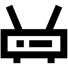 Router Wifi Network Icon from Sharp Remix Set