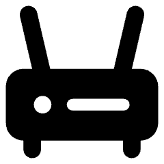 Router Wifi Network Icon from Core Solid Set