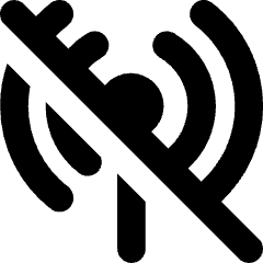Signal Disconnected Icon from Core Solid Set