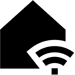 Smart Home Icon from Sharp Solid Set