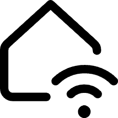 Smart Home Icon from Core Line Set