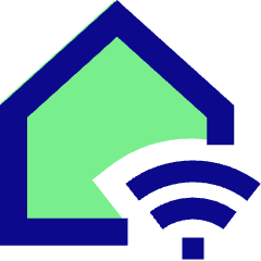 Smart Home Icon from Sharp Pop Set