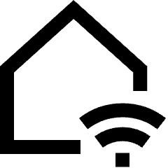 Smart Home Icon from Sharp Line Set