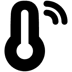 Temperature Icon from Plump Solid Set