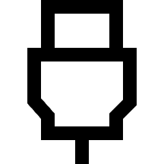 Usb Cable Icon from Sharp Line Set