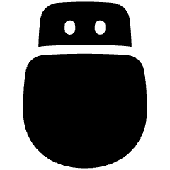 Usb Drive Icon from Plump Solid Set