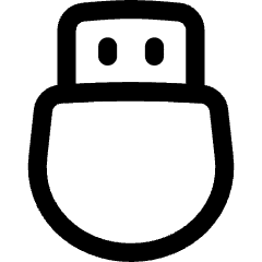 Usb Drive Icon from Flex Line Set