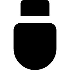 Usb Drive Icon from Micro Solid Set