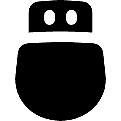 Usb Drive Icon from Flex Solid Set