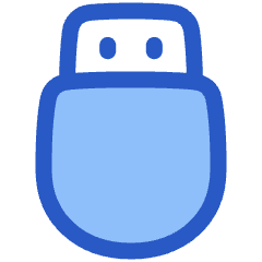 Usb Drive Icon from Plump Duo Set