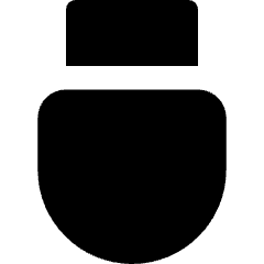 Usb Drive Icon from Core Solid Set