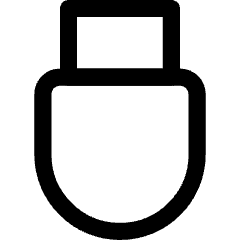 Usb Drive Icon from Core Line Set