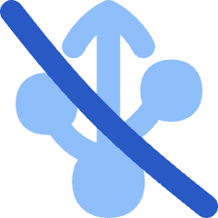 Usb Off Disconnected Icon from Flex Flat Set