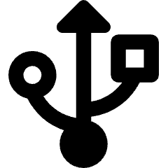 Usb Port Icon from Core Remix Set