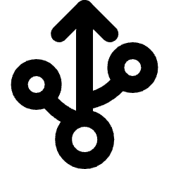 Usb Port Icon from Micro Line Set