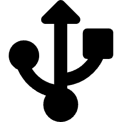 Usb Port Icon from Core Solid Set