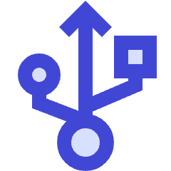 Usb Port Icon from Sharp Duo Set