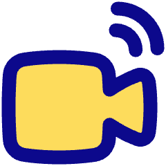 Video Camera Icon from Plump Pop Set