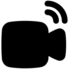 Video Camera Icon from Plump Solid Set